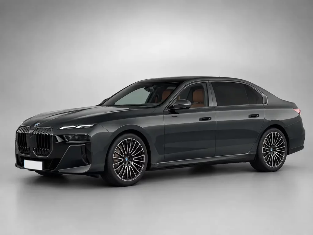 Zwarte BMW i7